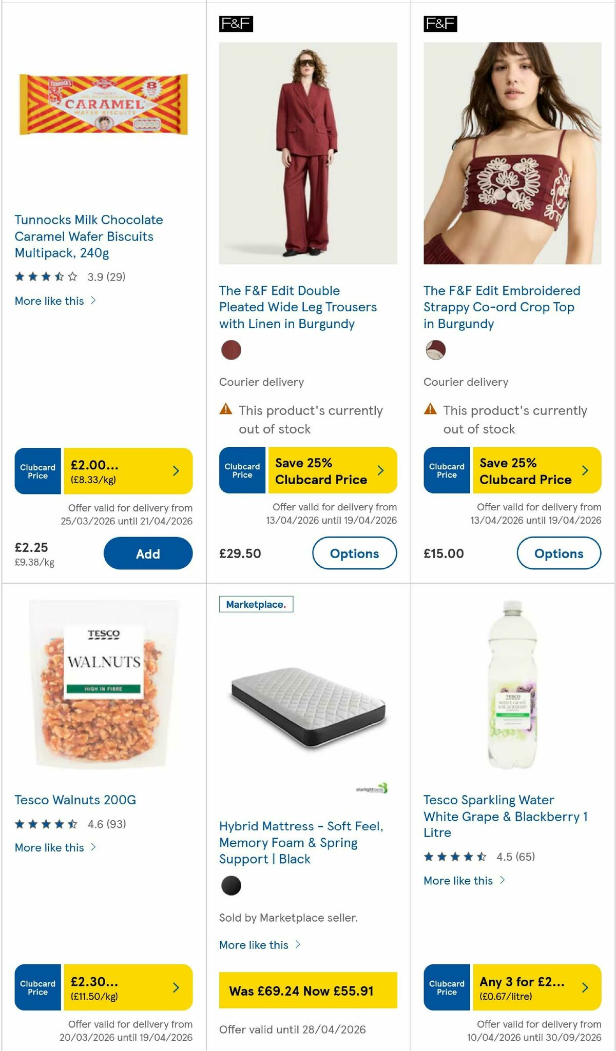 TESCO Offers from 16 April
