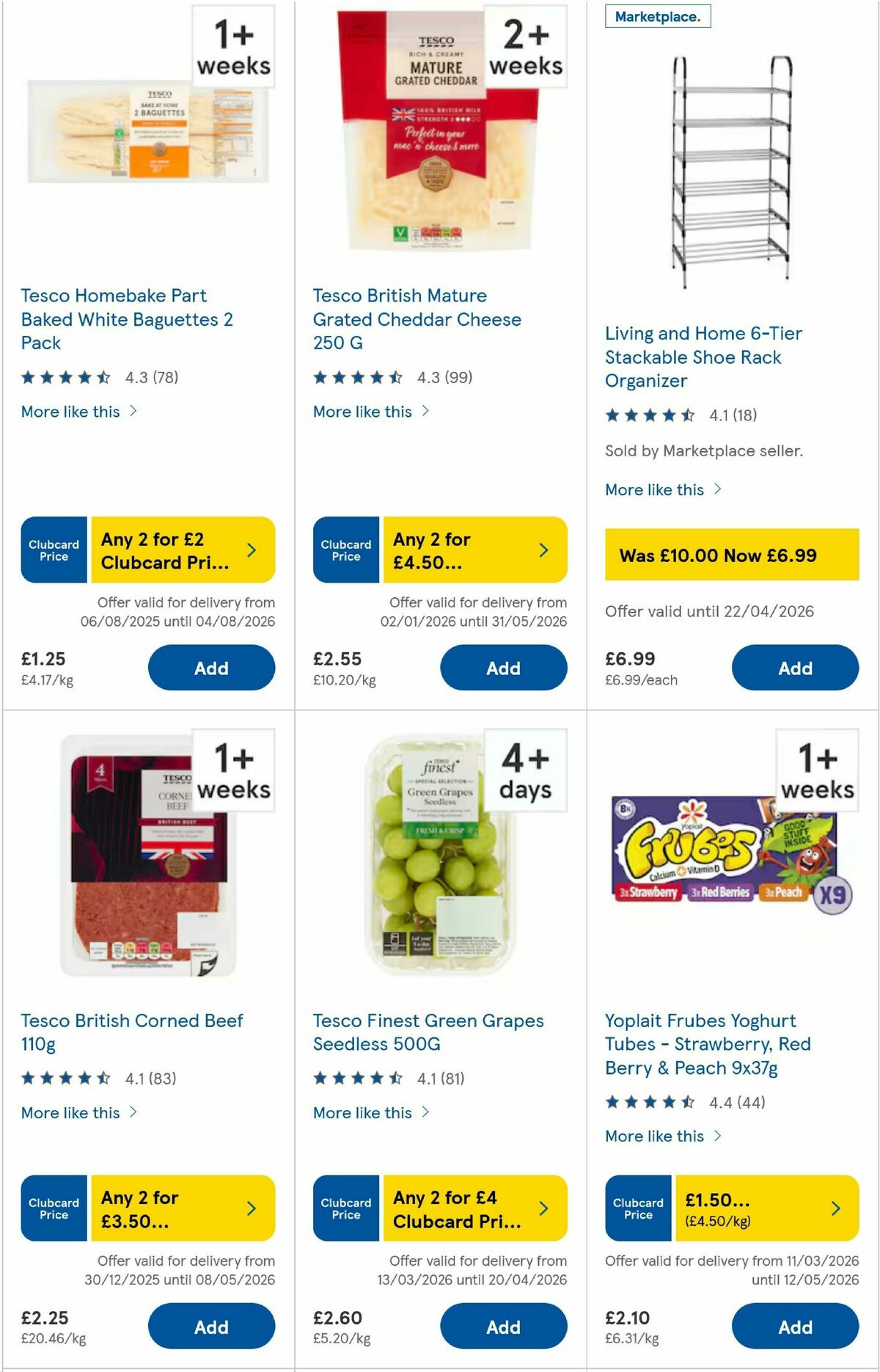 TESCO Offers from 16 April