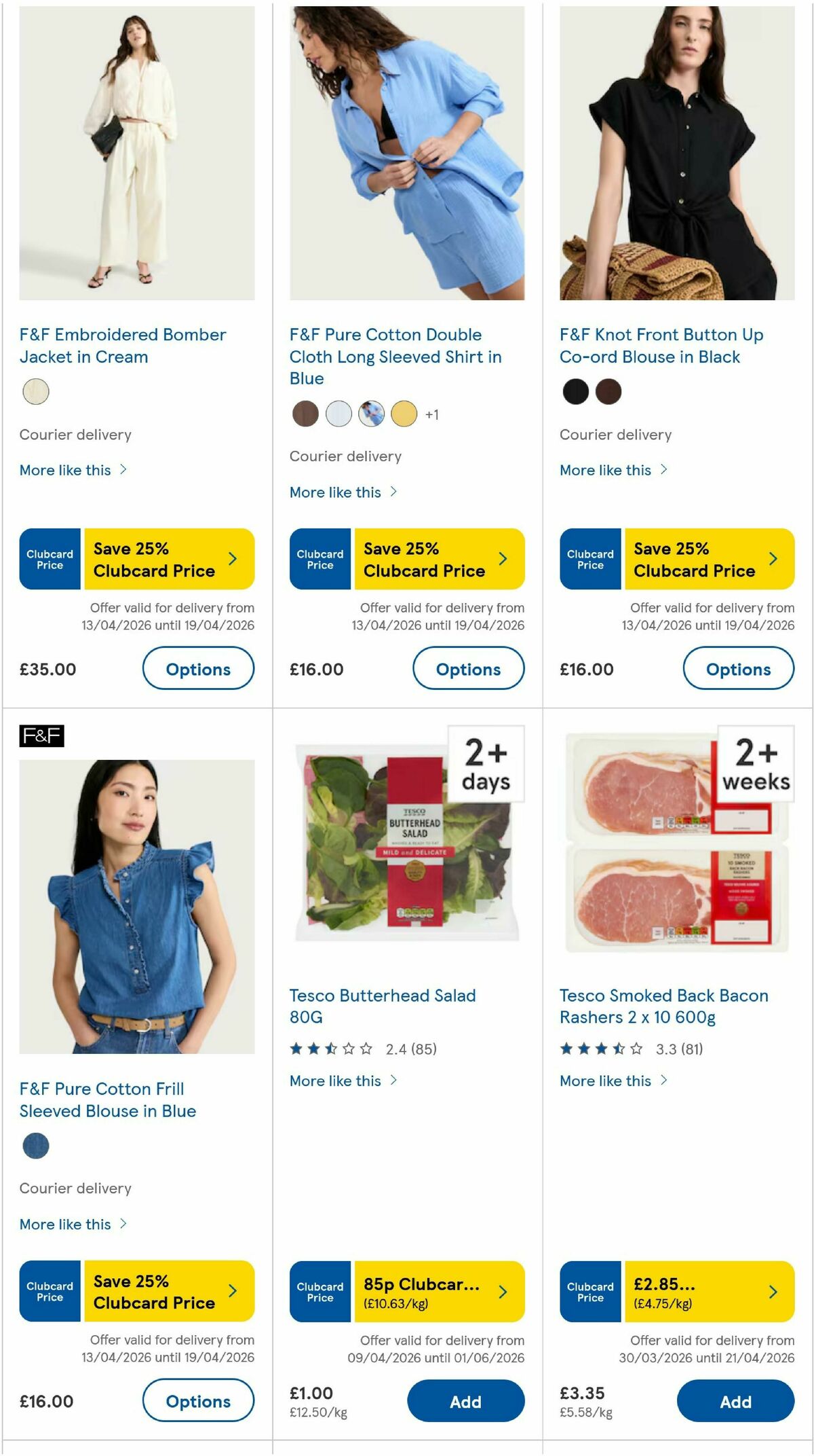 TESCO Offers from 16 April