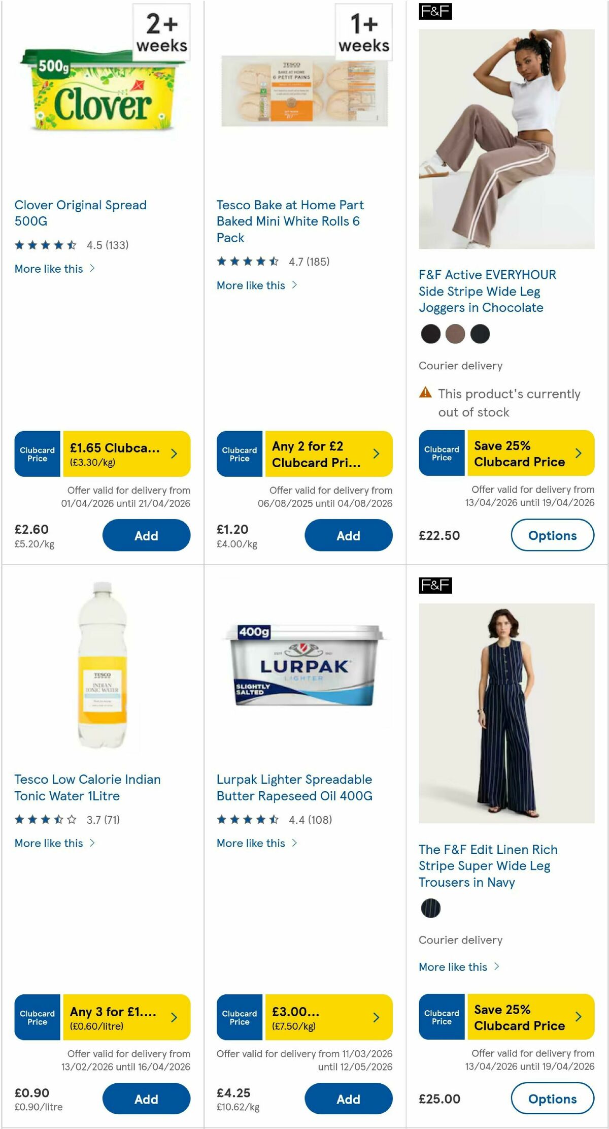 TESCO Offers from 16 April