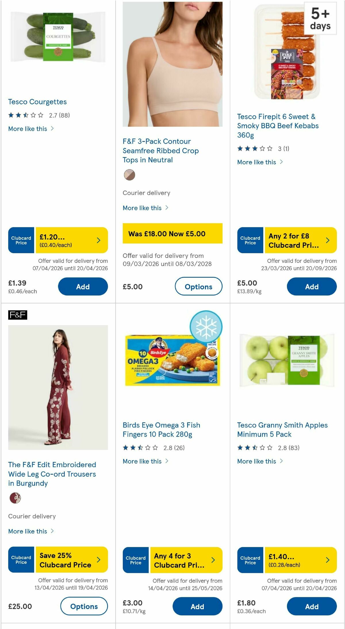 TESCO Offers from 16 April