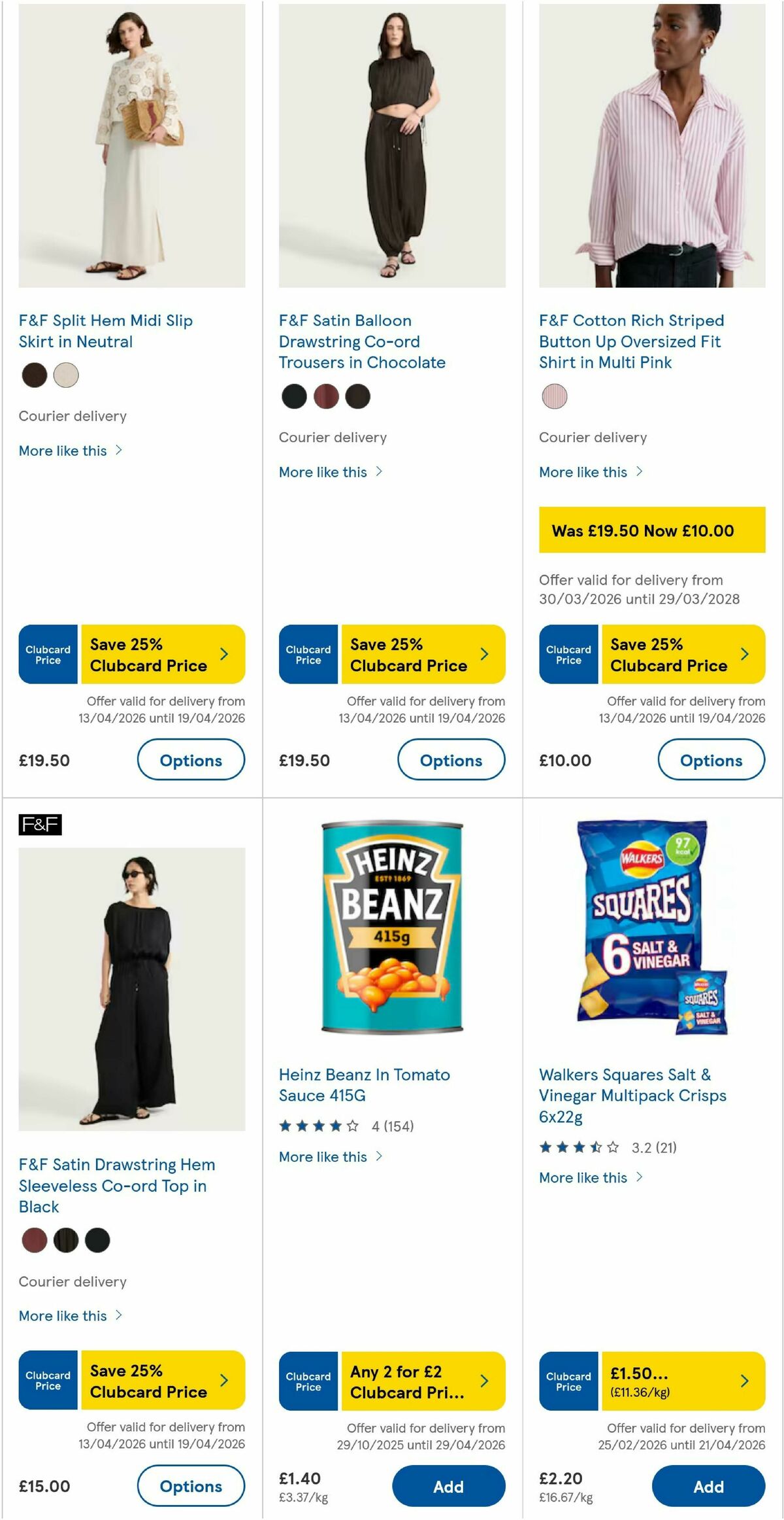 TESCO Offers from 16 April