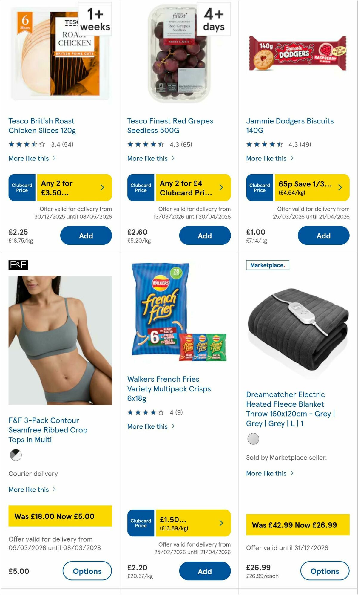 TESCO Offers from 16 April