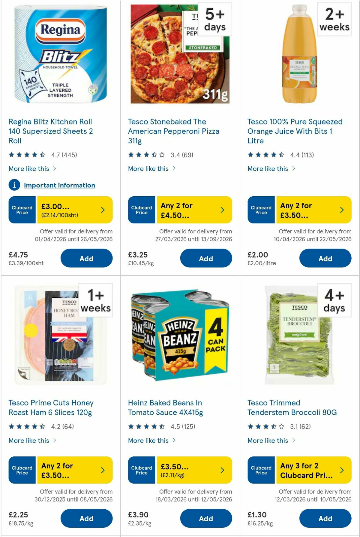 TESCO Offers from 23 April