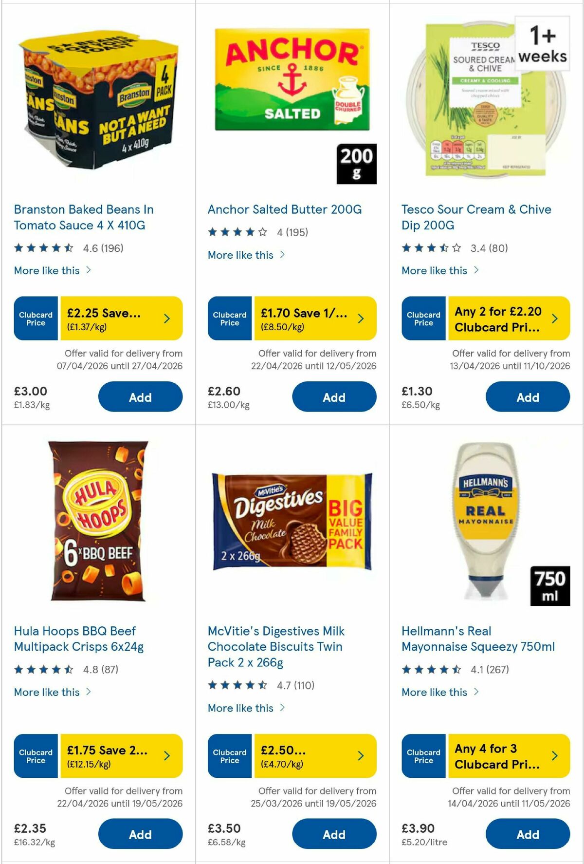 TESCO Offers from 23 April