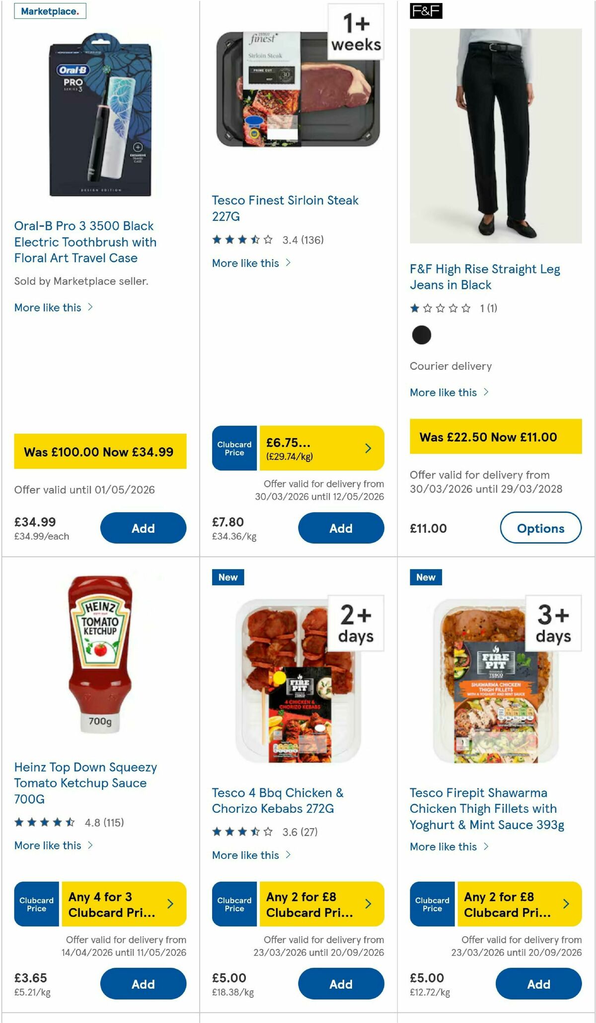 TESCO Offers from 23 April