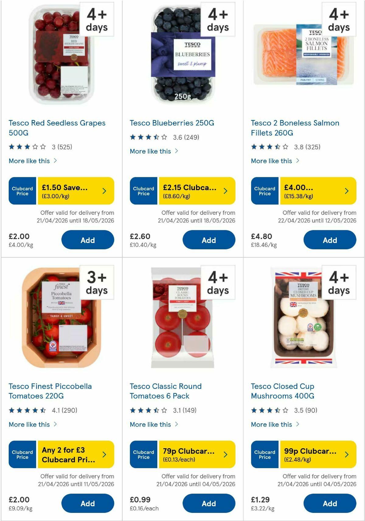 TESCO Offers from 23 April