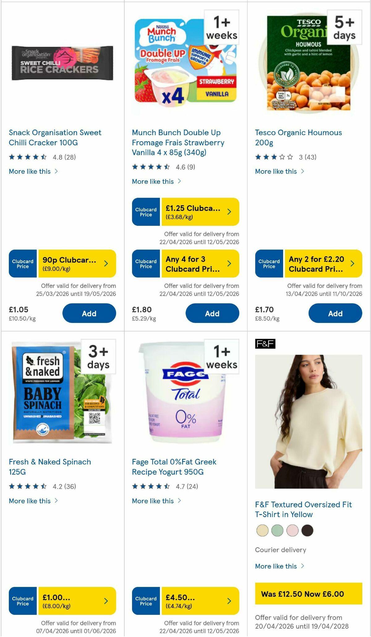 TESCO Offers from 23 April