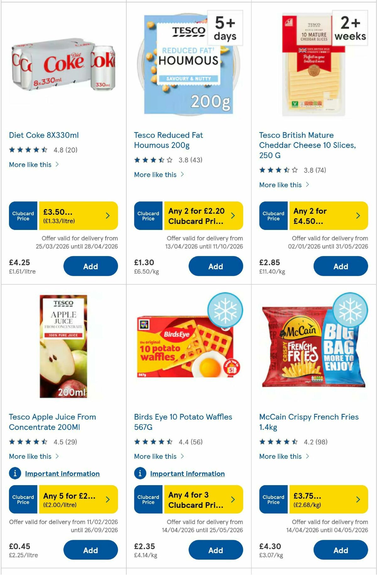 TESCO Offers from 23 April