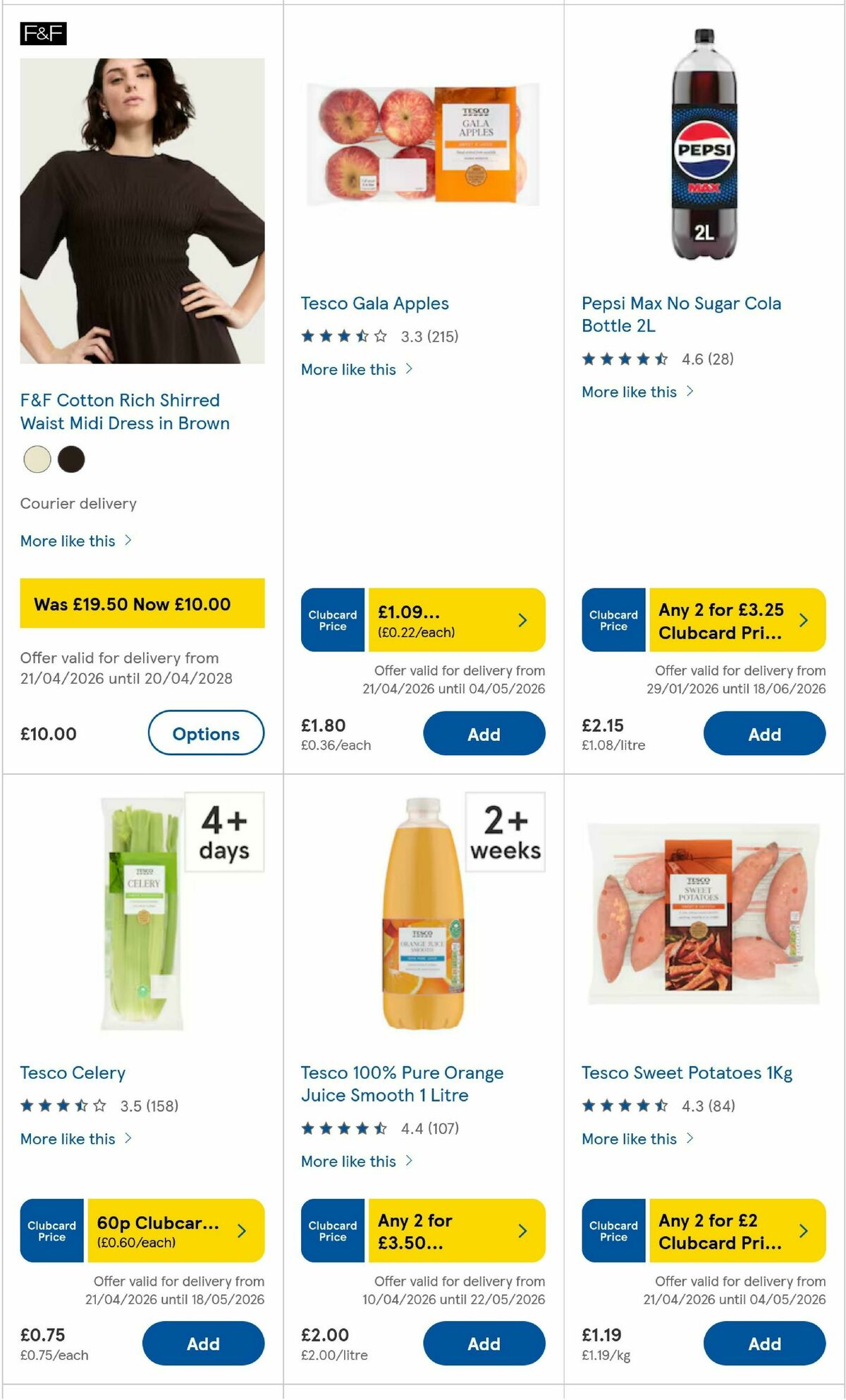 TESCO Offers from 23 April