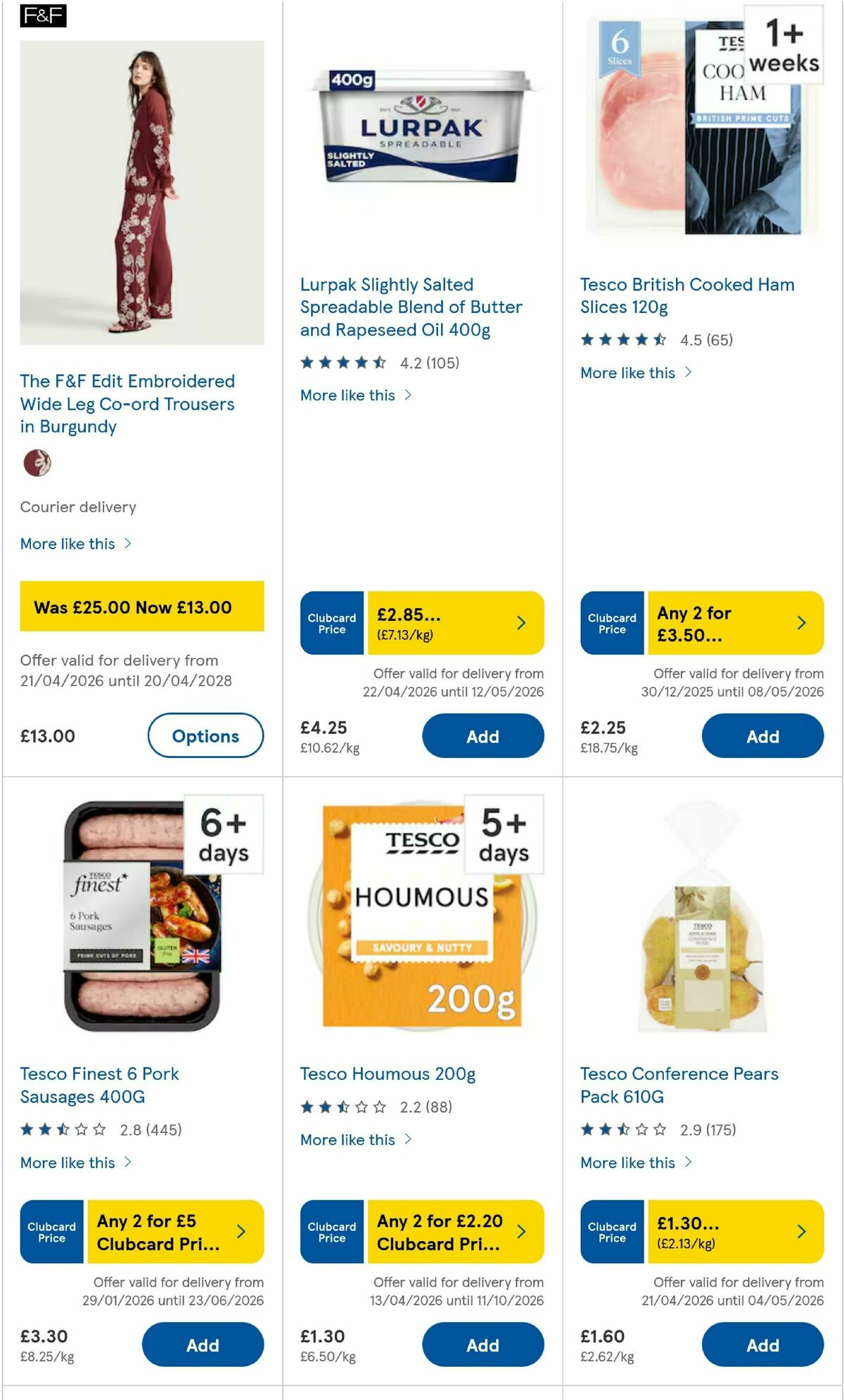 TESCO Offers from 23 April