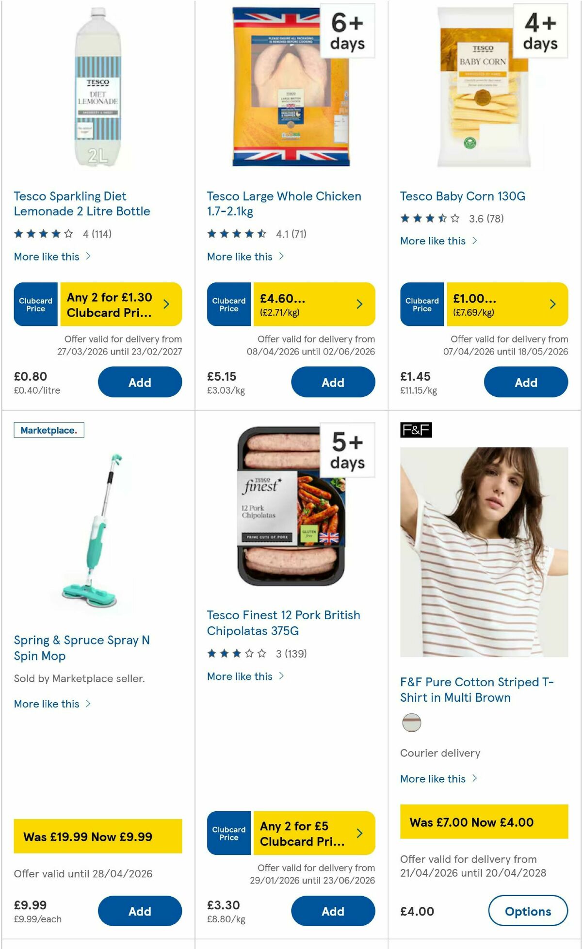 TESCO Offers from 23 April