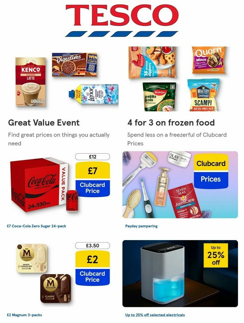 TESCO Offers from 30 April