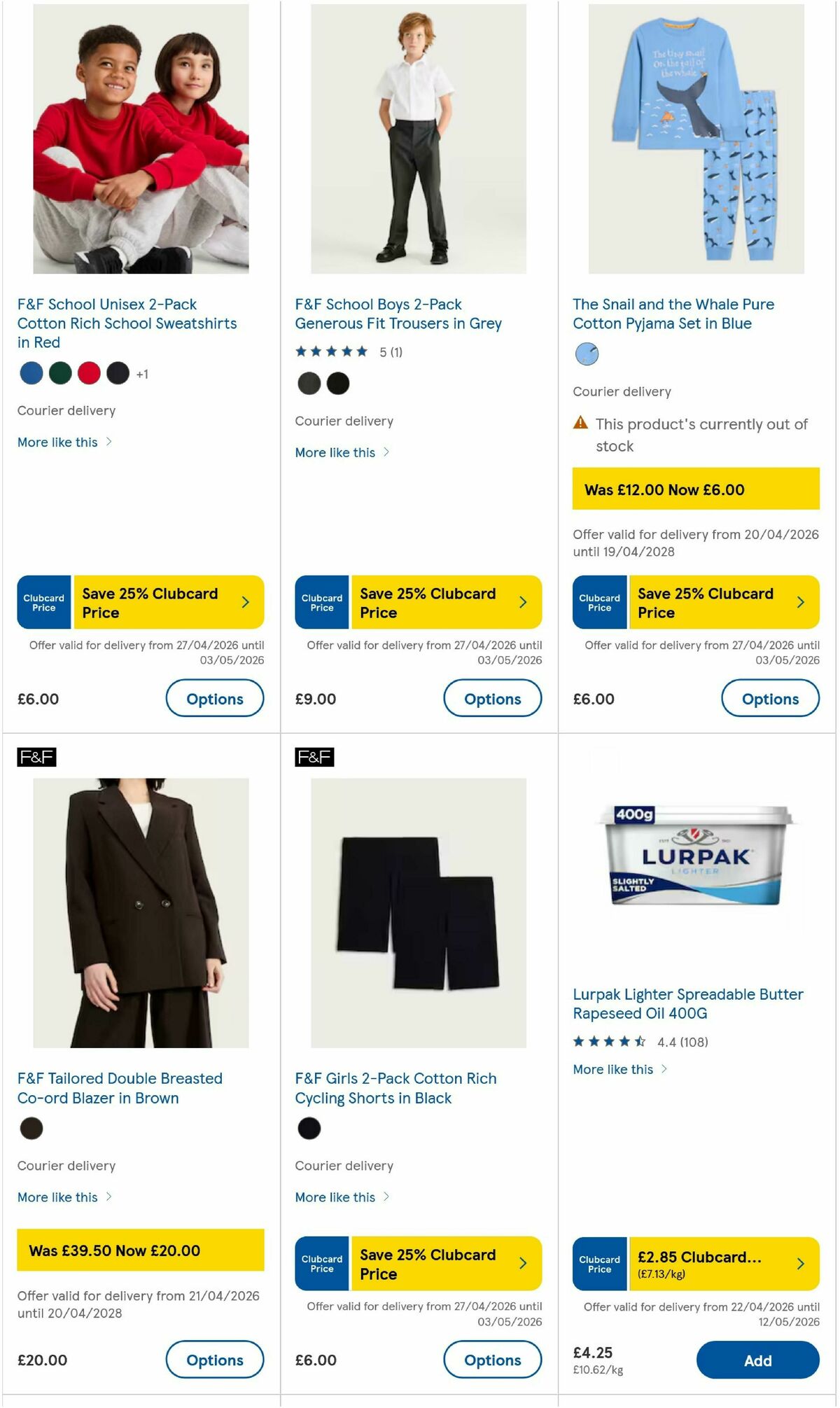 TESCO Offers from 30 April