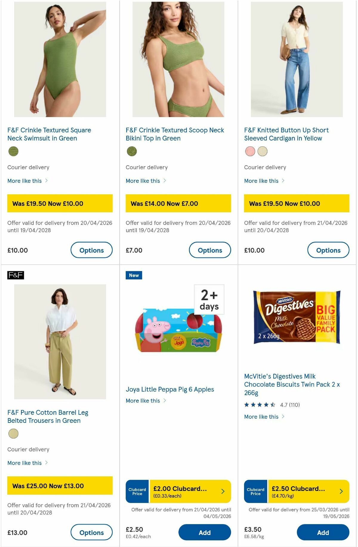 TESCO Offers from 30 April