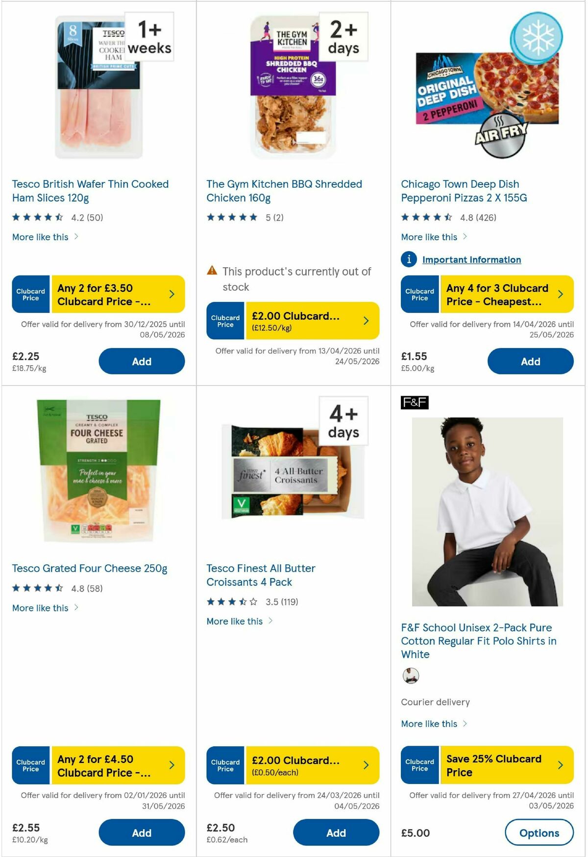 TESCO Offers from 30 April