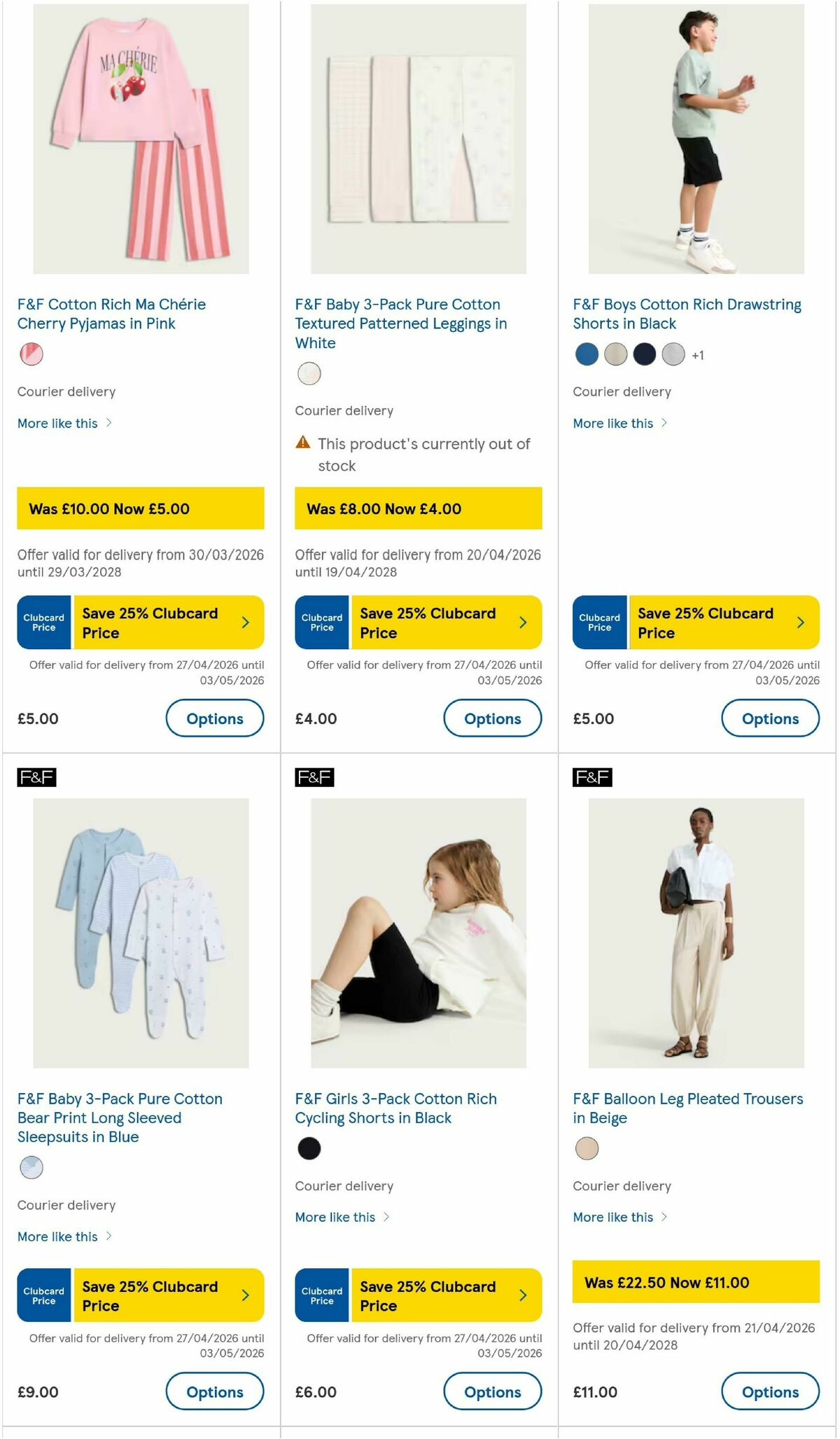 TESCO Offers from 30 April