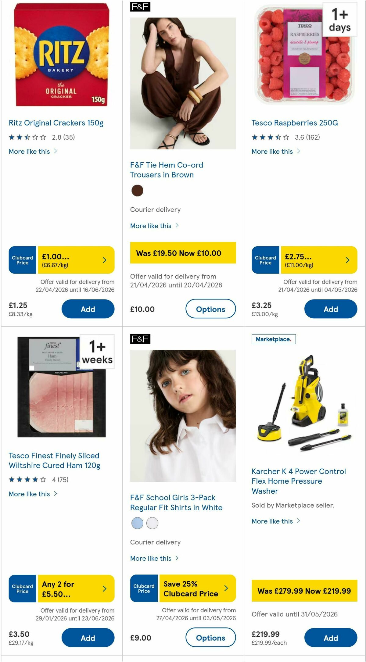 TESCO Offers from 30 April