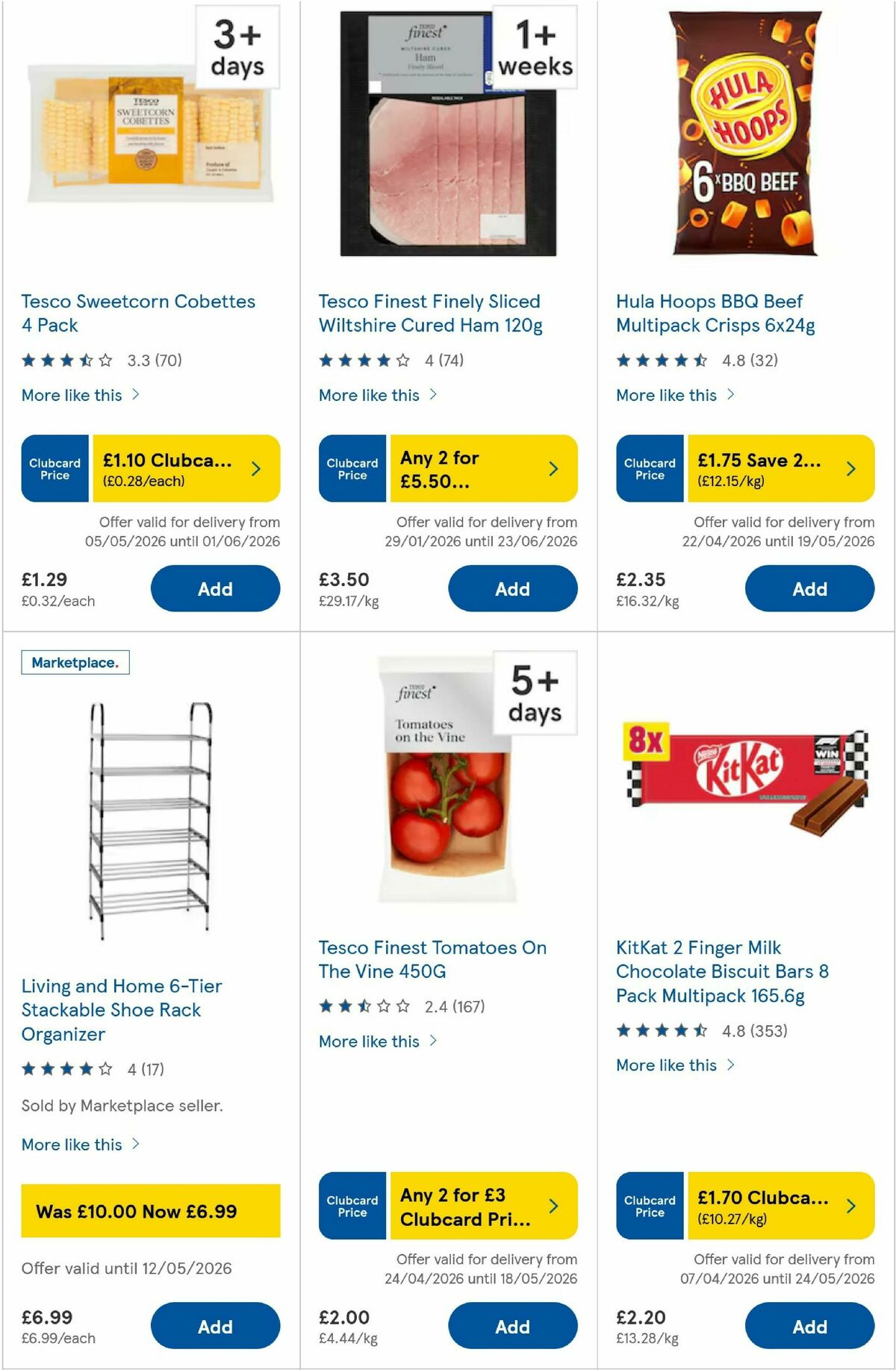 TESCO Offers from 7 May