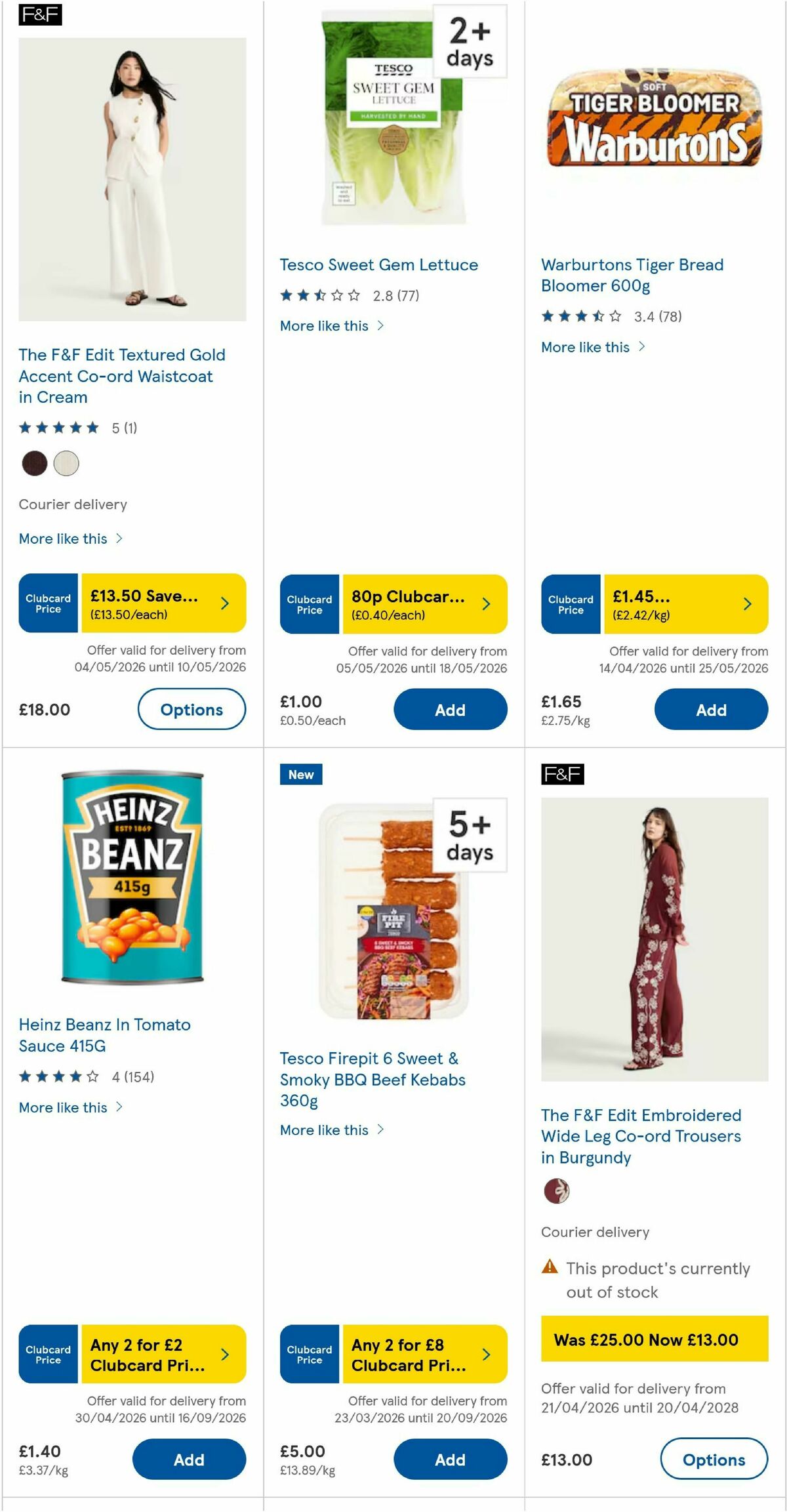 TESCO Offers from 7 May