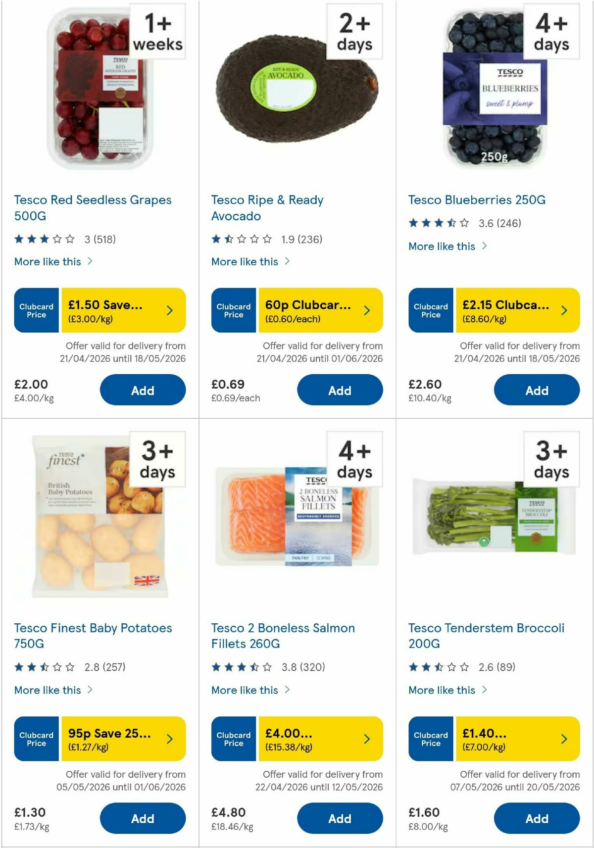 TESCO Offers from 7 May