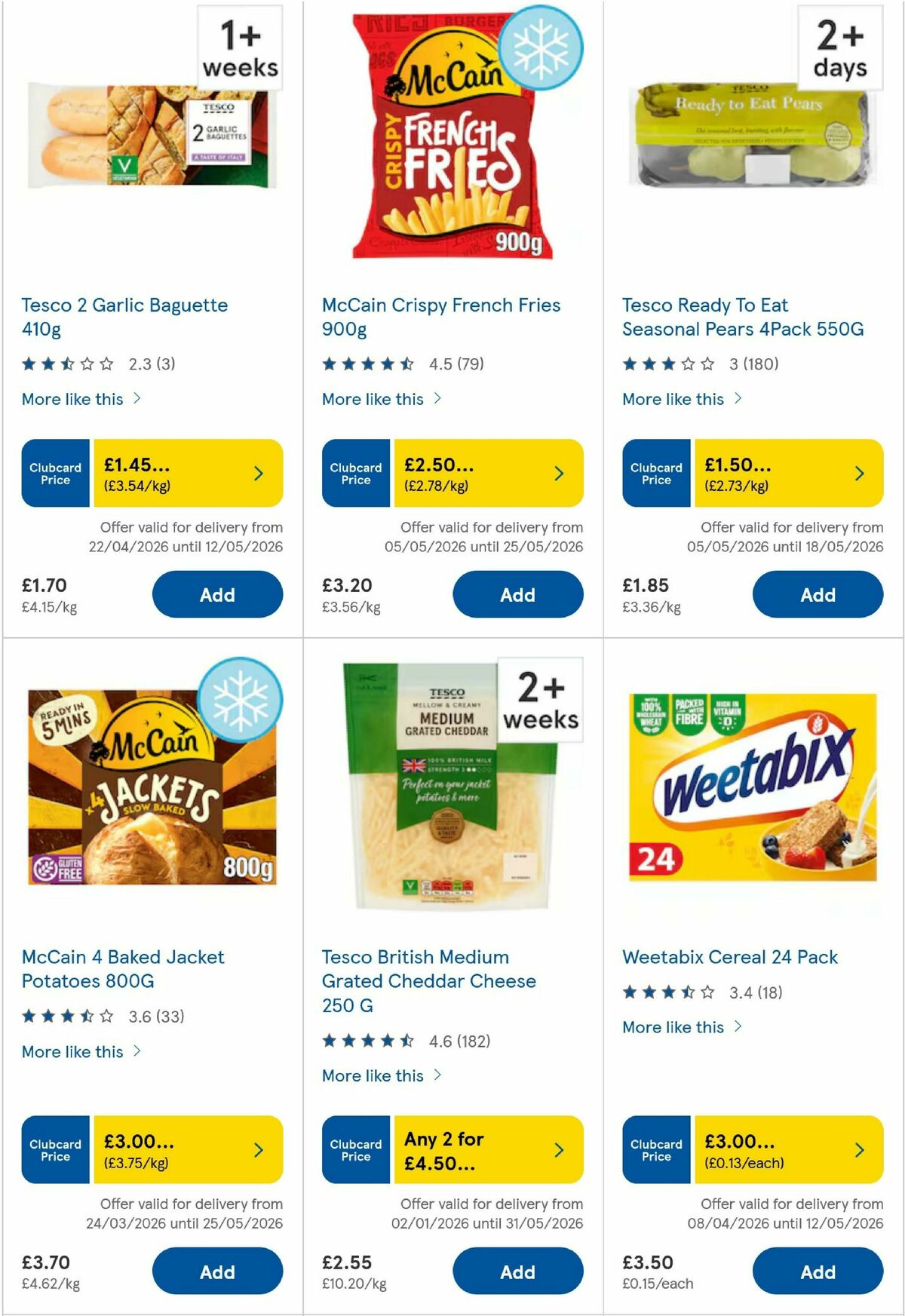 TESCO Offers from 7 May