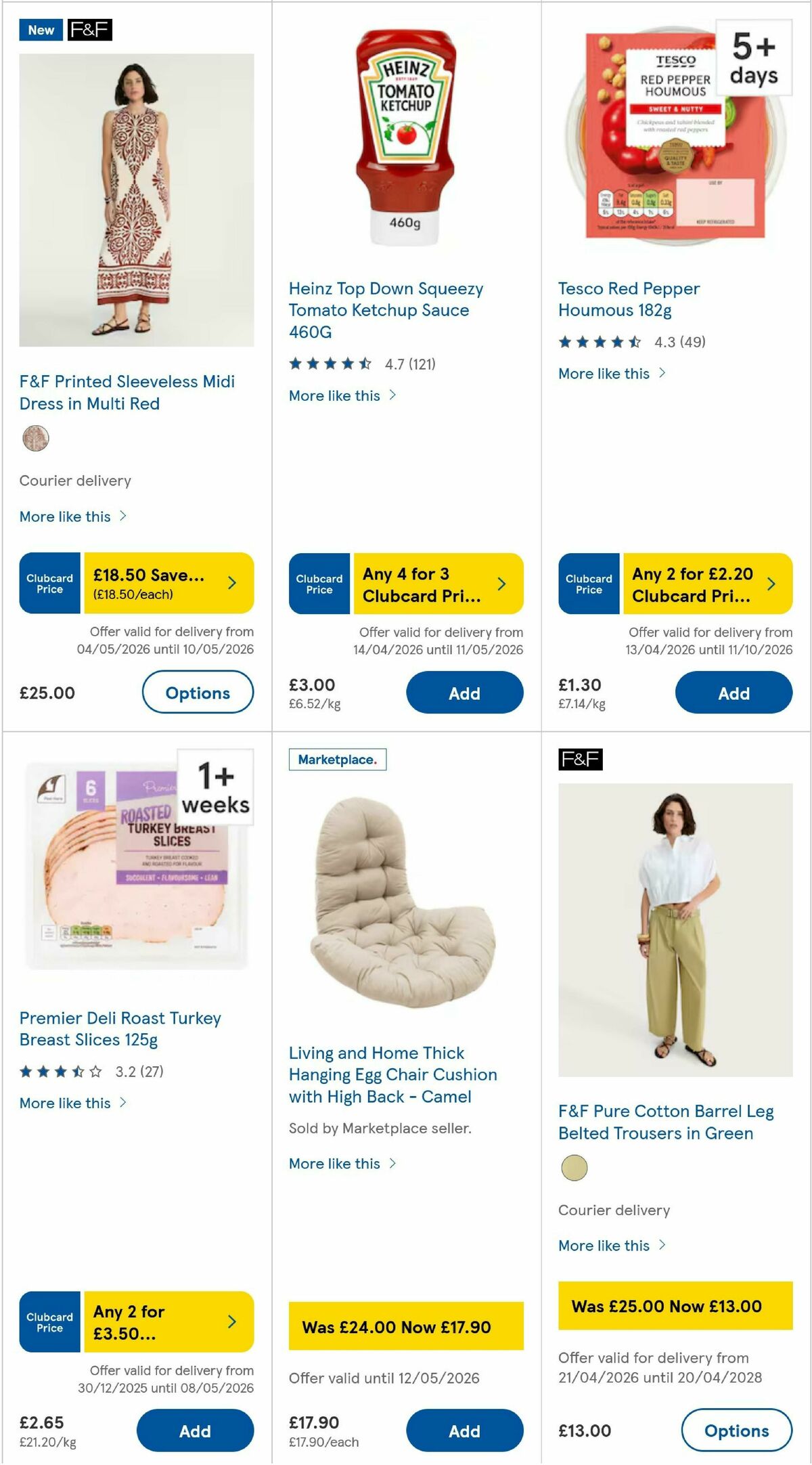 TESCO Offers from 7 May