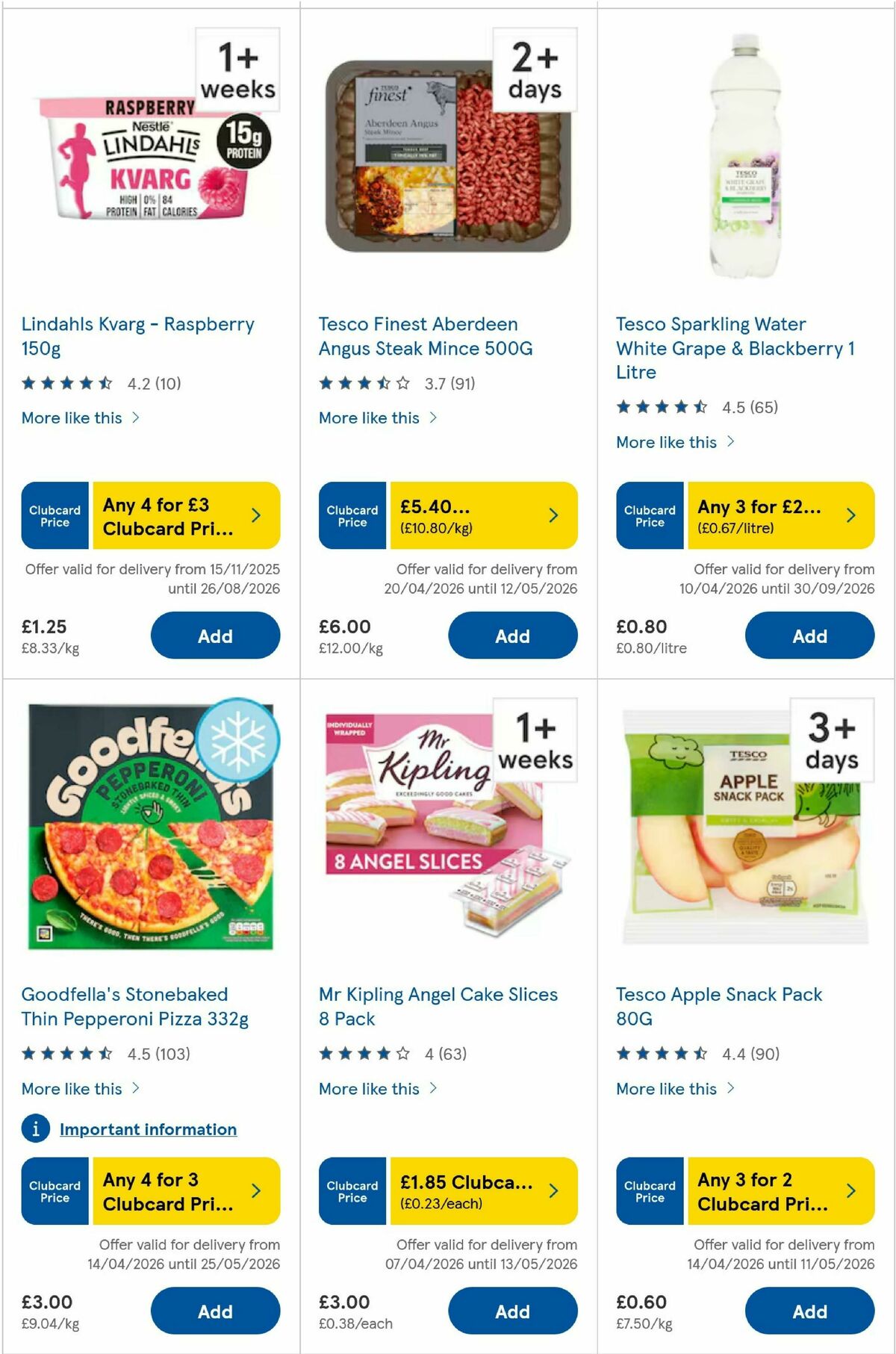 TESCO Offers from 7 May