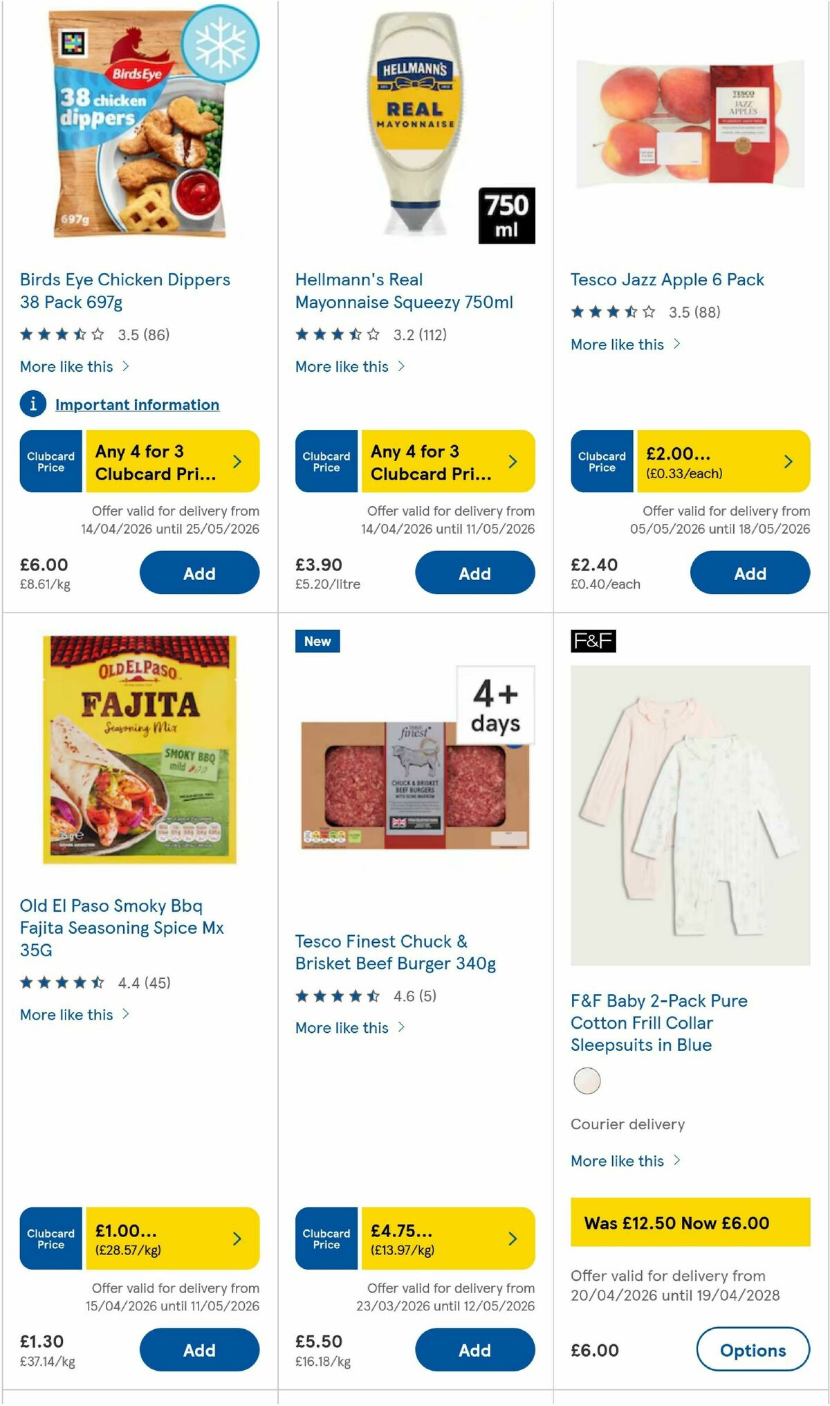 TESCO Offers from 7 May