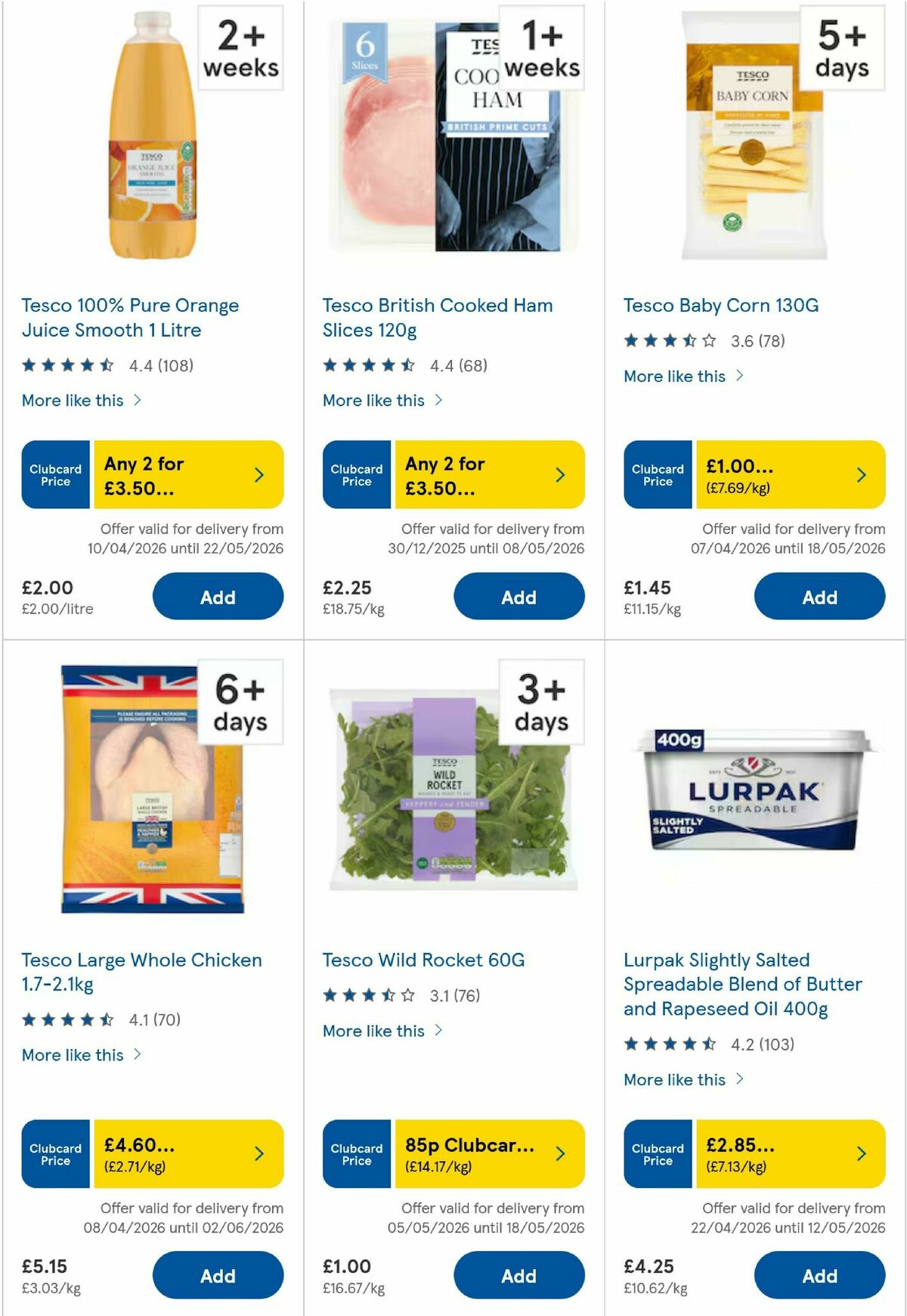 TESCO Offers from 7 May