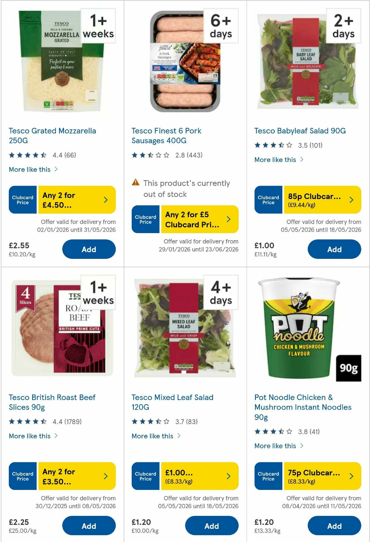 TESCO Offers from 7 May