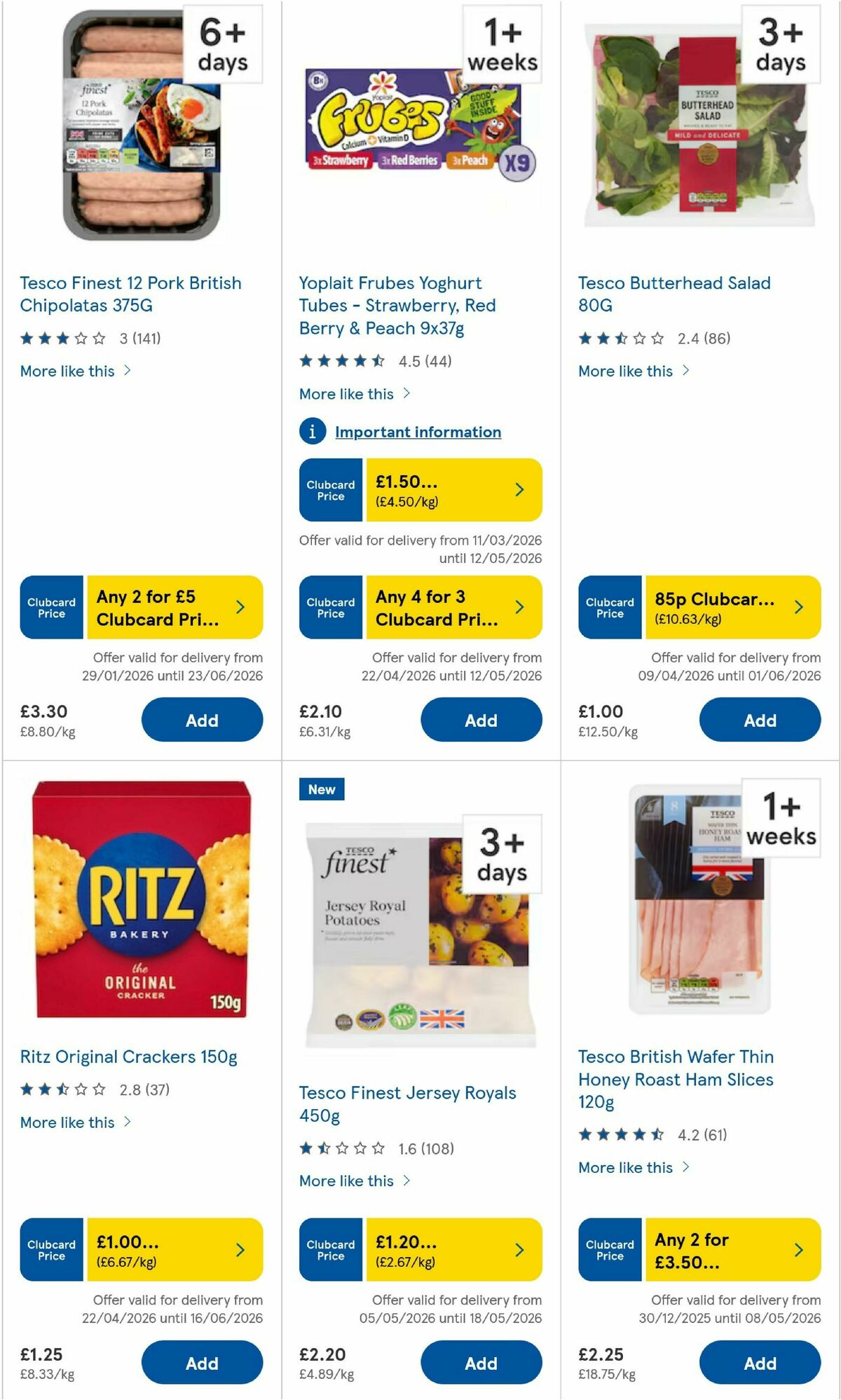 TESCO Offers from 7 May
