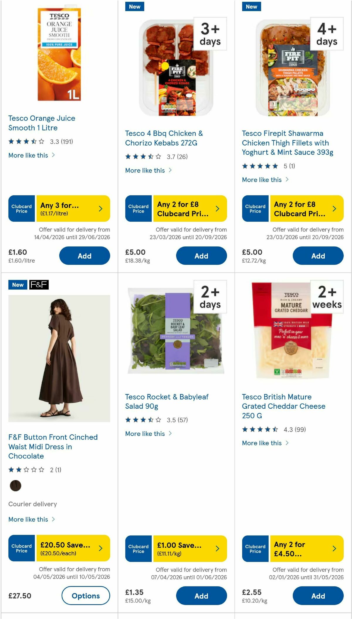 TESCO Offers from 7 May
