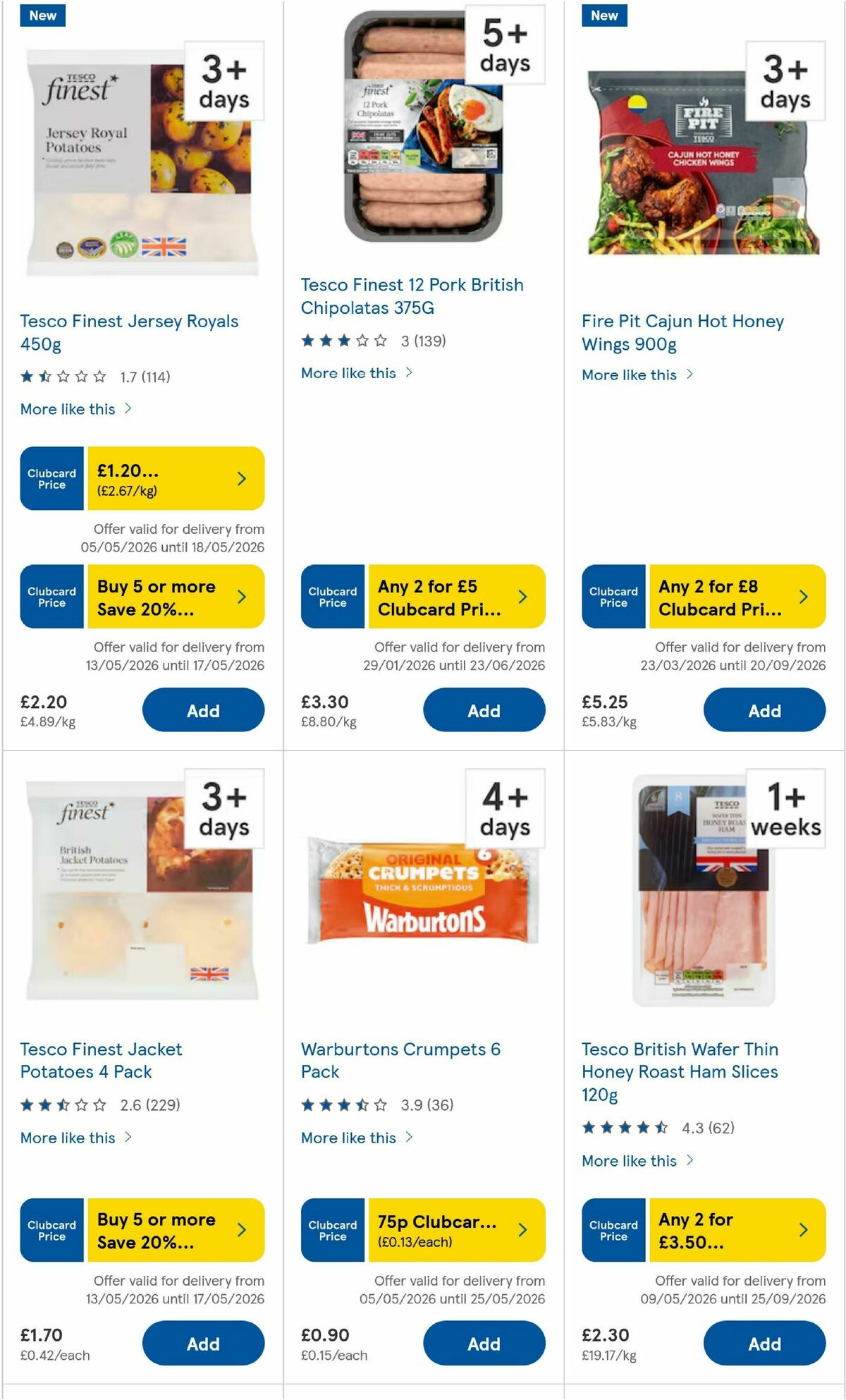 TESCO Offers from 14 May