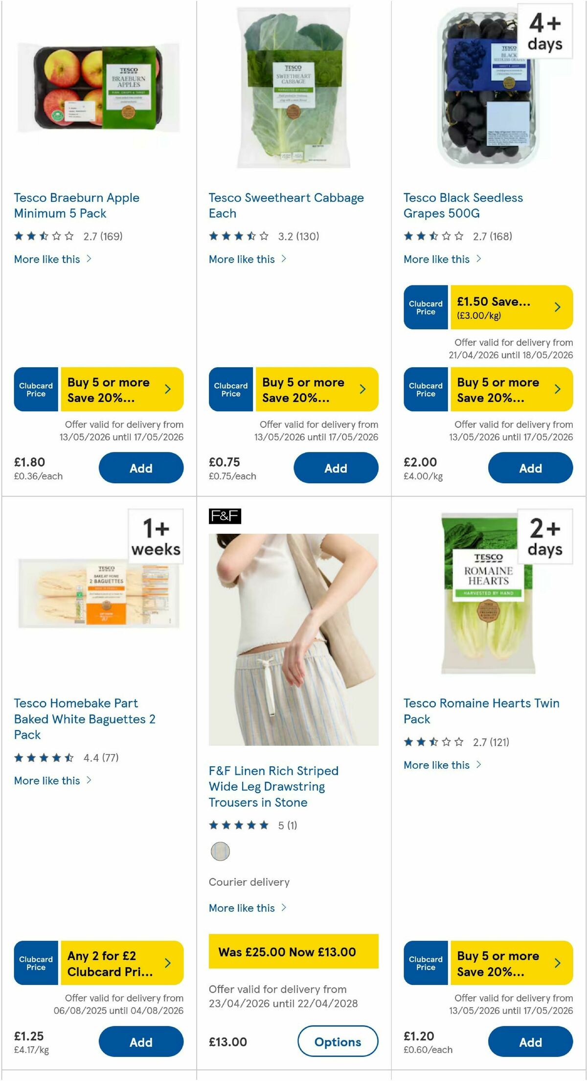 TESCO Offers from 14 May
