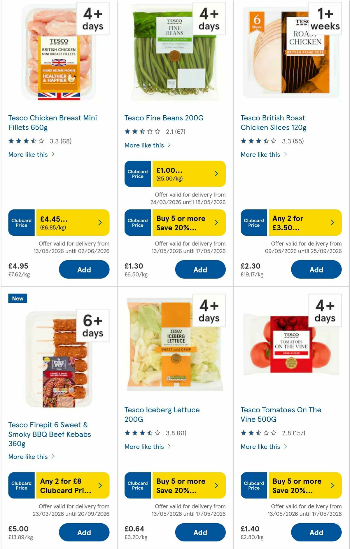 TESCO Offers from 14 May