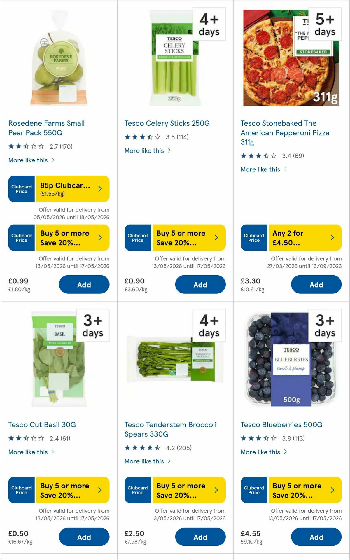 TESCO Offers from 14 May