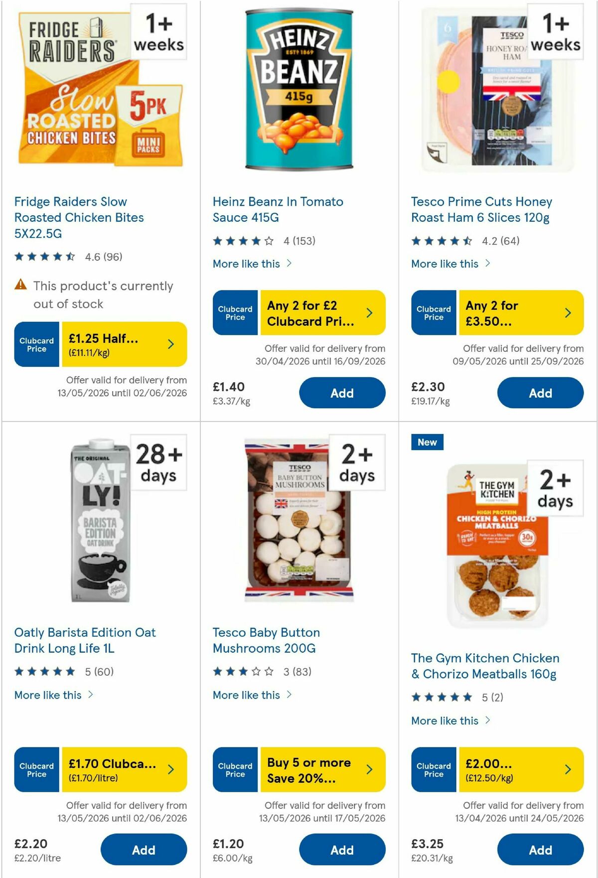 TESCO Offers from 14 May