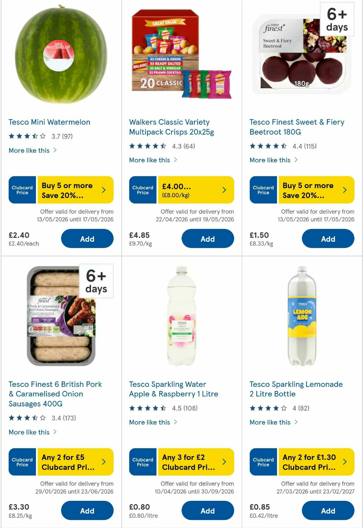 TESCO Offers from 14 May