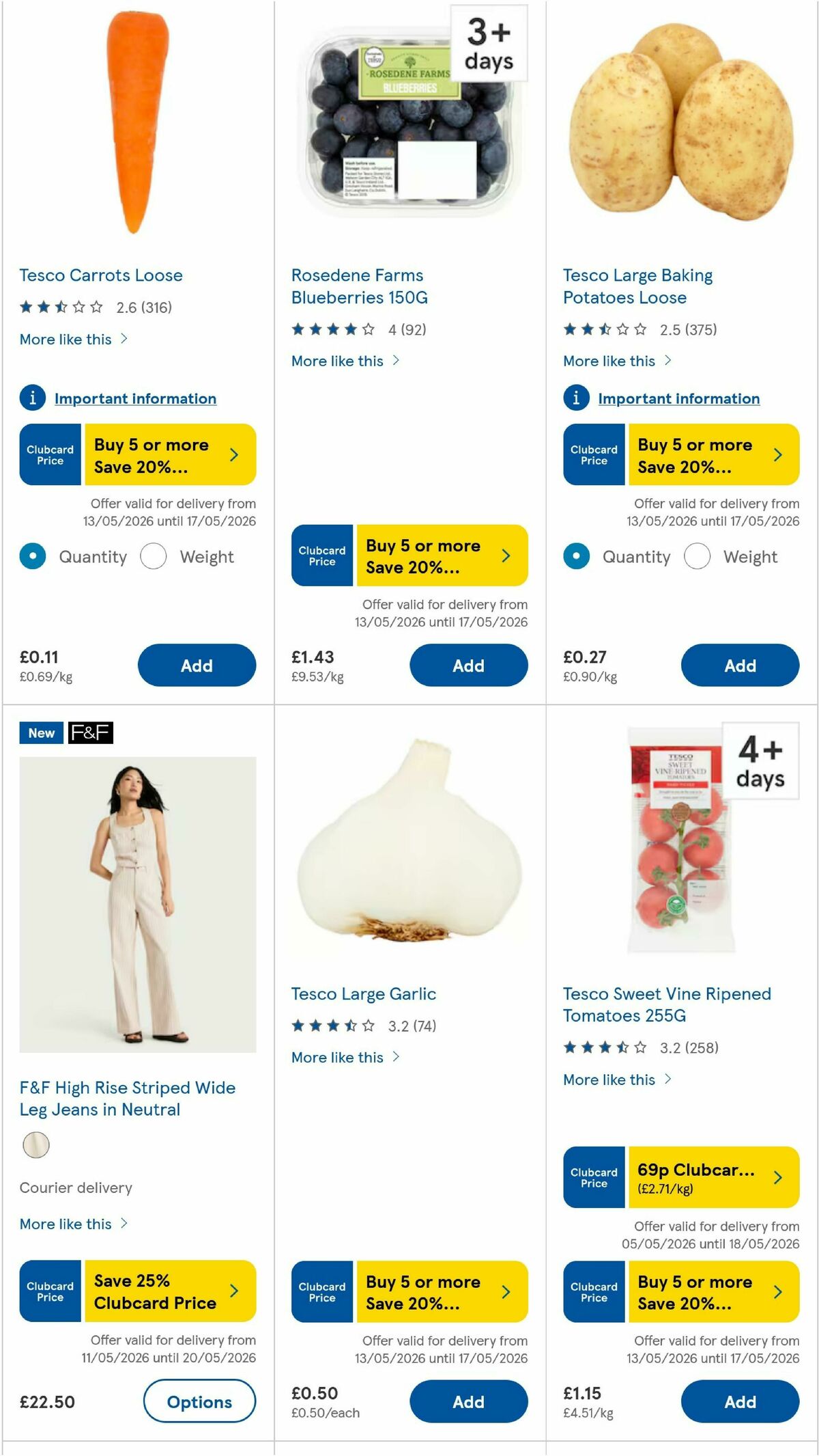 TESCO Offers from 14 May
