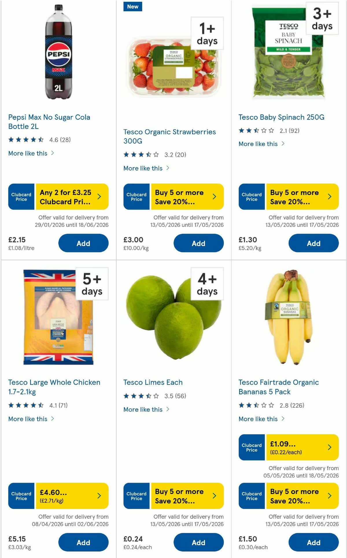 TESCO Offers from 14 May
