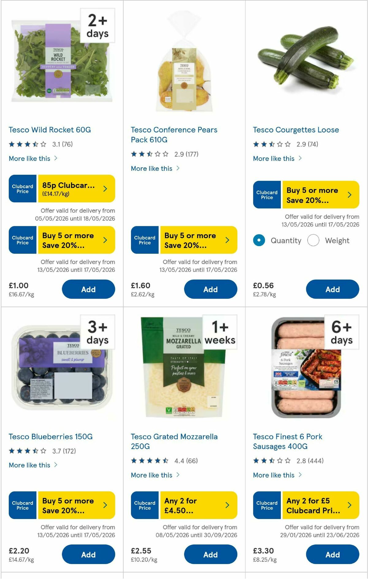 TESCO Offers from 14 May