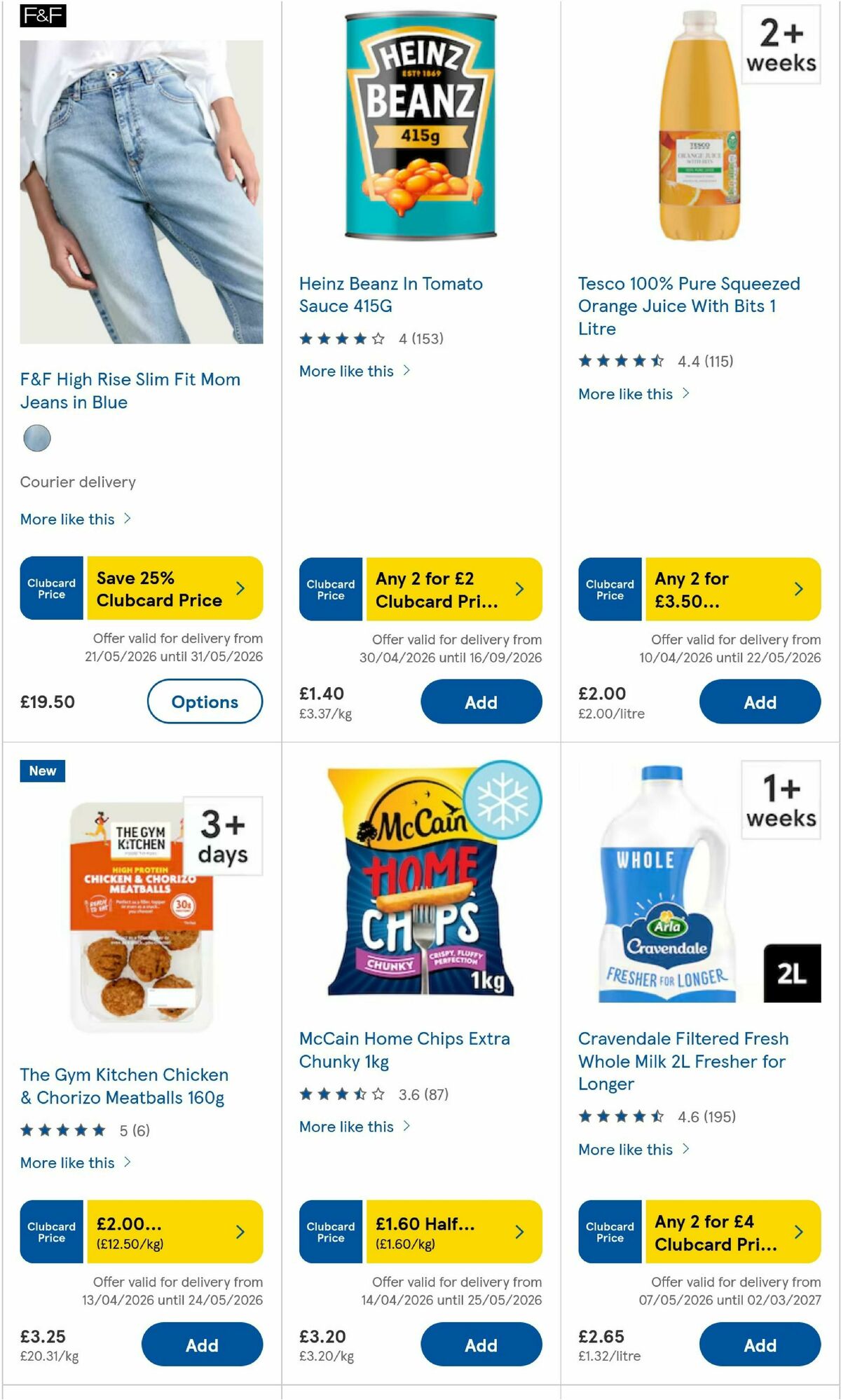TESCO Offers from 21 May