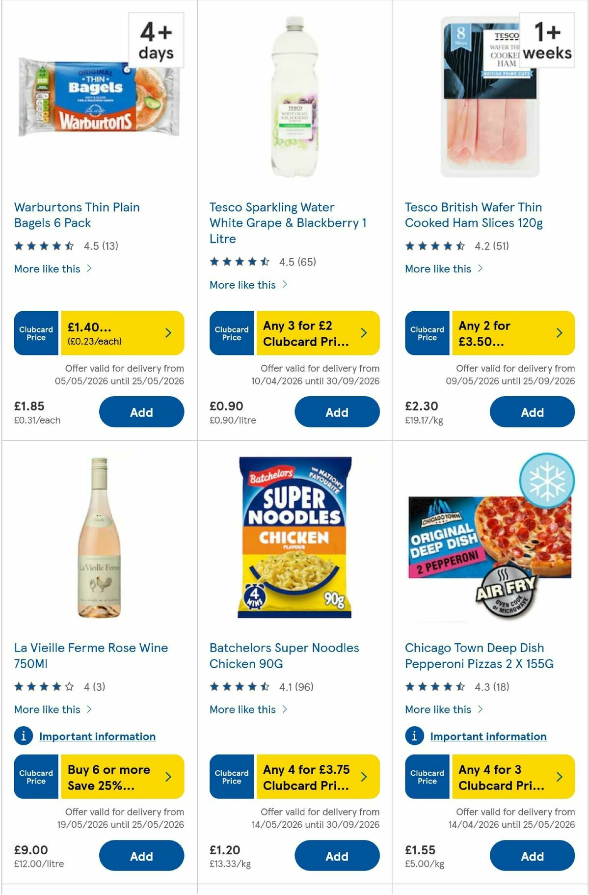 TESCO Offers from 21 May