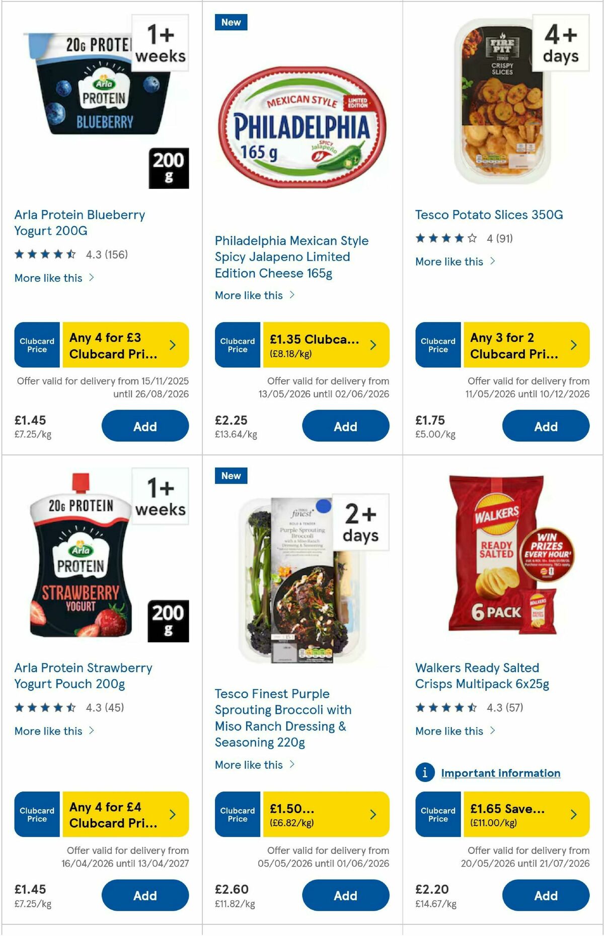 TESCO Offers from 21 May