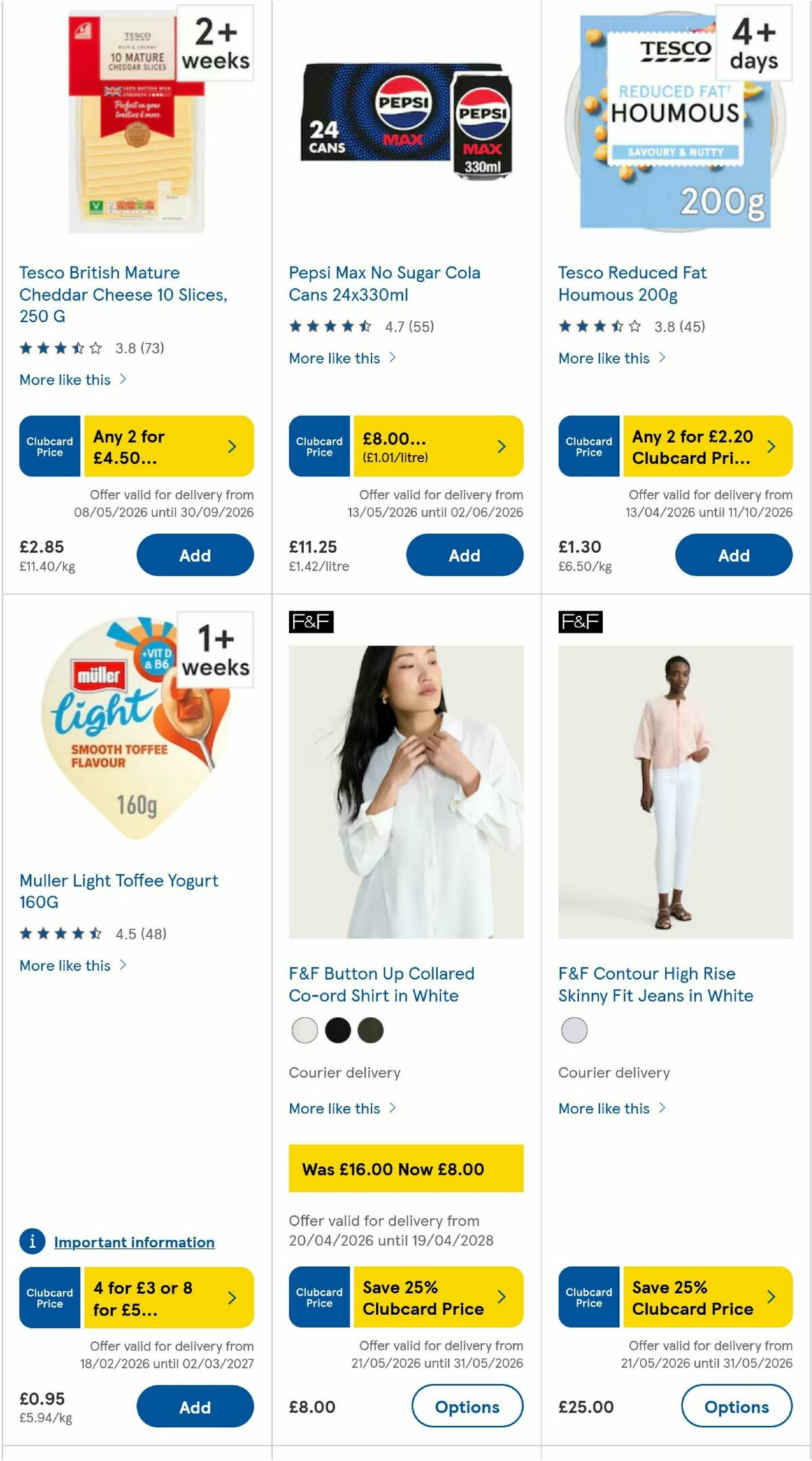 TESCO Offers from 21 May