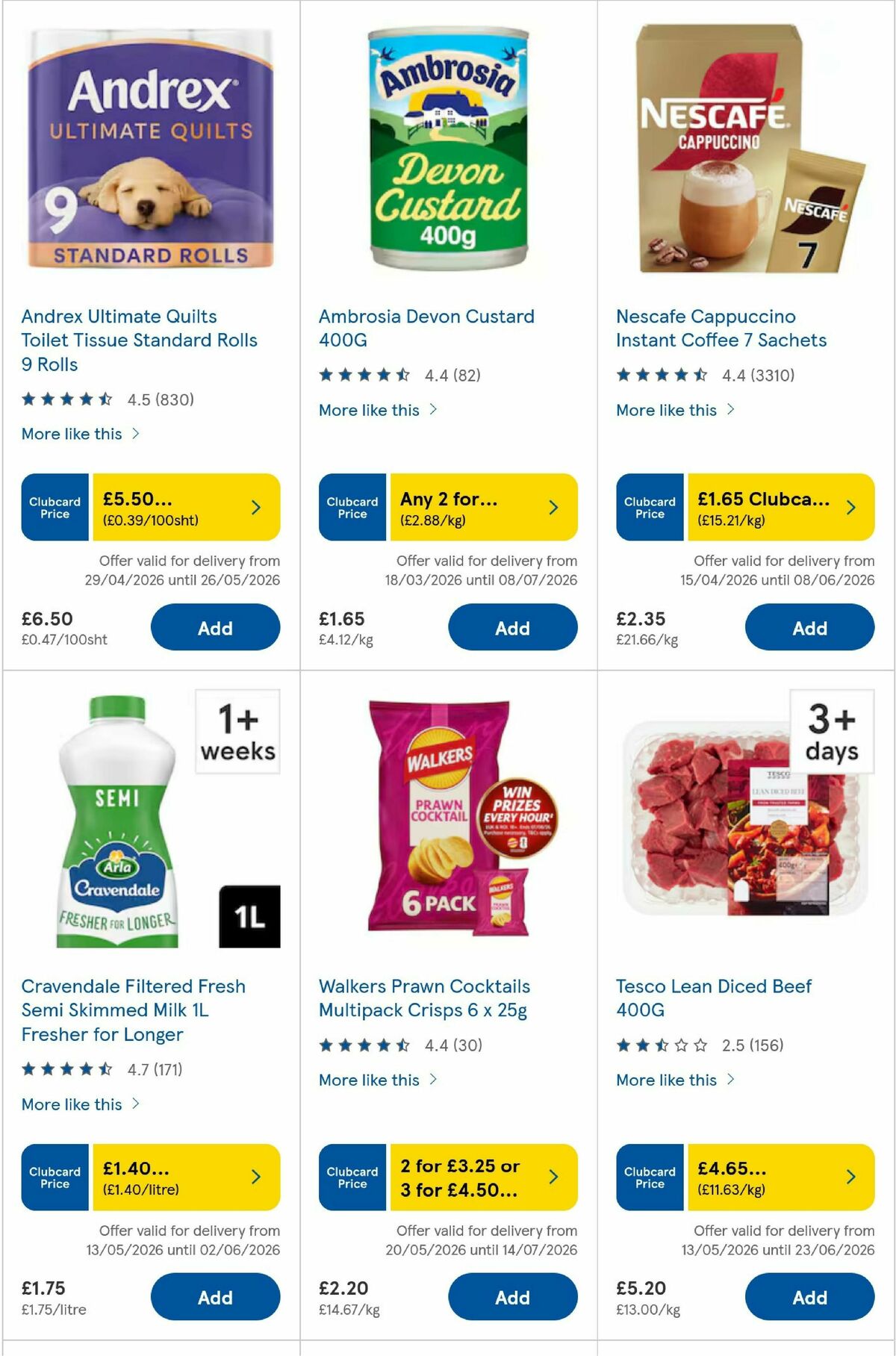 TESCO Offers from 21 May