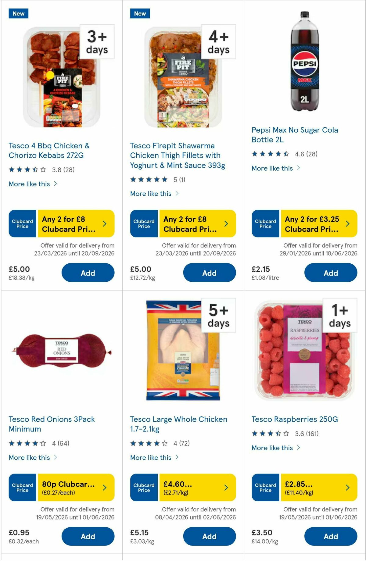 TESCO Offers from 21 May