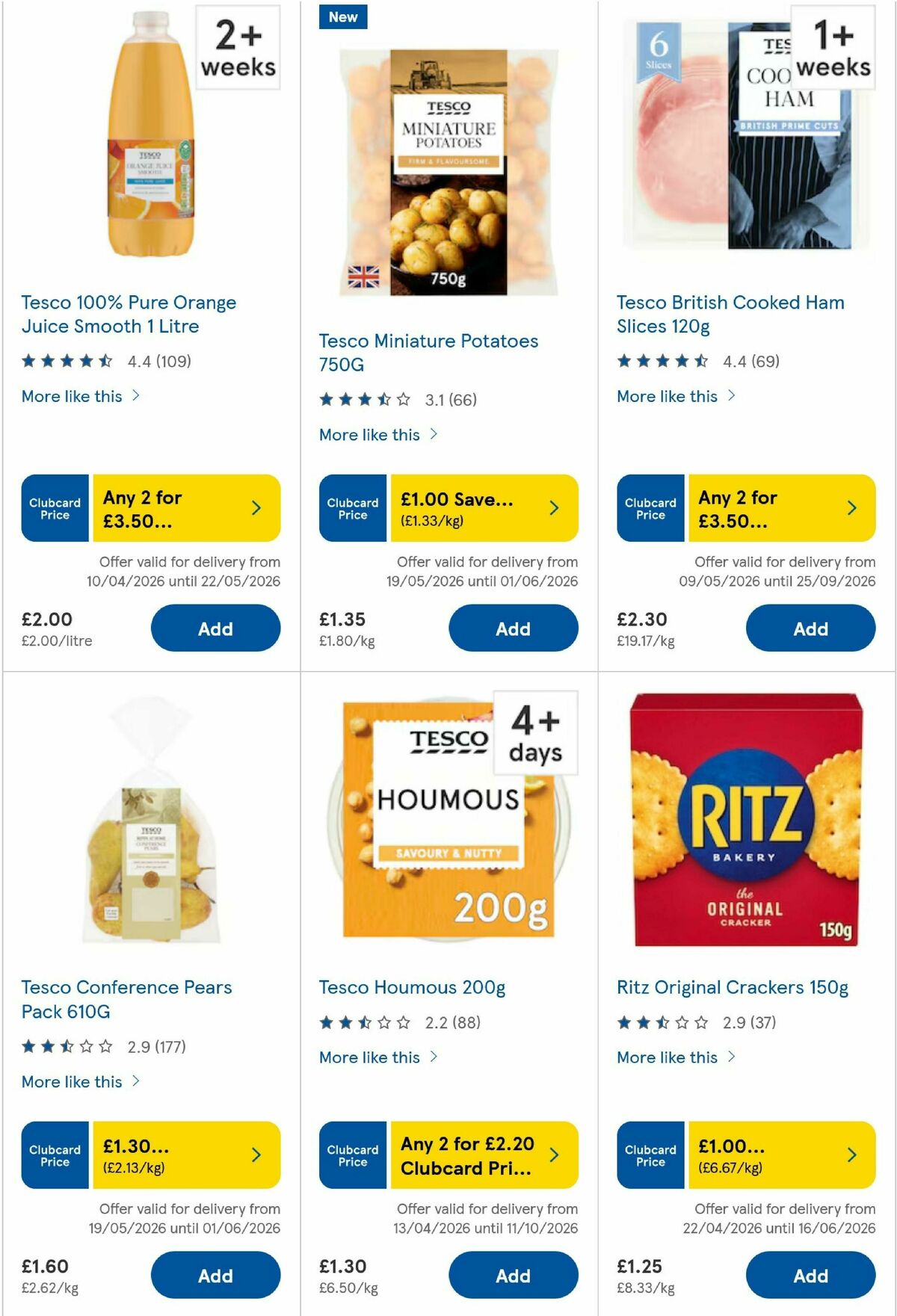 TESCO Offers from 21 May