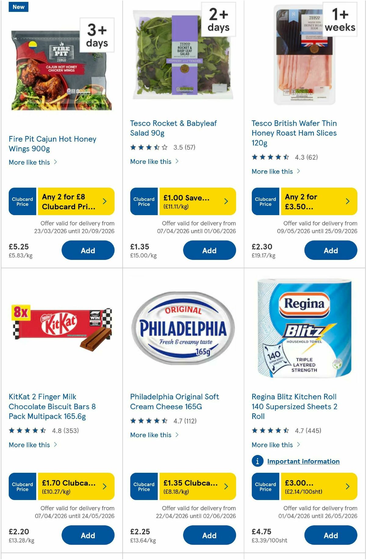 TESCO Offers from 21 May
